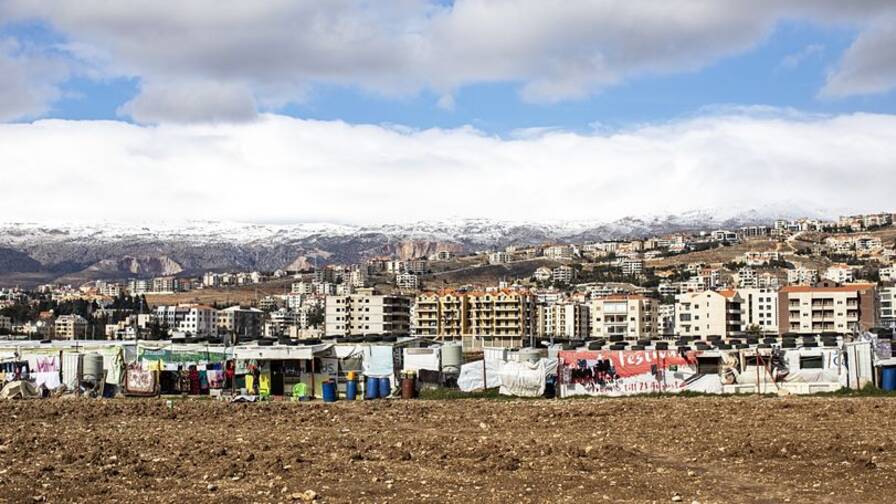 La plaine de la Bekaa est le lieu de refuge de plus de 500'000 réfugiés et personnes déplacées.