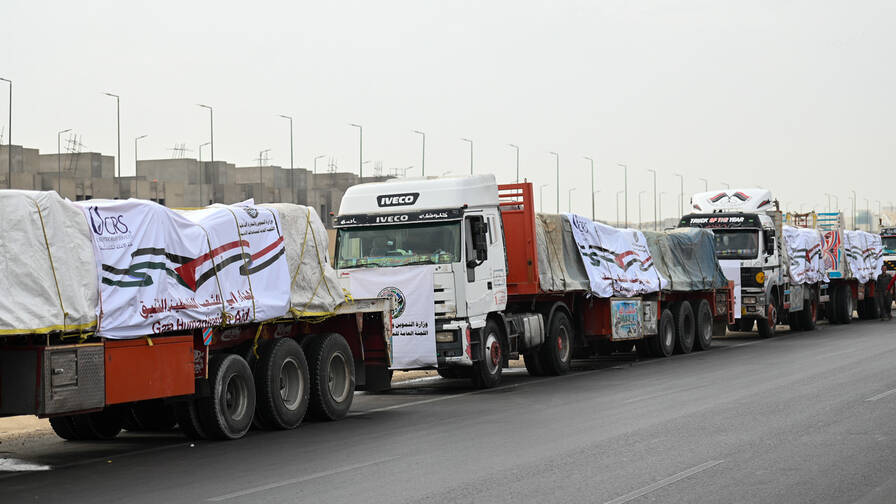 CRS deliveries to the Gaza Strip