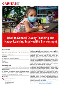 Quality Teaching and Happy Learning in a Healthy Environment