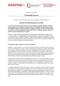Le 6 février est la Journée internationale contre les mutilations génitales féminines (E/MGF). Cette pratique est une réalité aussi en Suisse. D’après les estimations les plus récentes, jusqu’à 22 000 filles et femmes ont subi une excision ou risquent d’en subir une. Elles ont toutes droit à des conseils et à des soins adaptés. Le Réseau suisse contre l’excision encourage la création de points de contact régionaux dans les cantons.