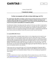Per ragioni legate alla politica di sviluppo, Caritas Svizzera ha deciso di promuovere il Sì per la votazione relativa alla legge sul CO2. Il cambiamento climatico costituisce una minaccia per l’esistenza di molte persone nei Paesi più poveri. Con un elevato tasso di emissioni di gas serra la Svizzera ha una grande responsabilità nel riscaldamento globale.