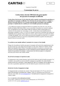 Caritas Suisse cherche pour l’été des bénévoles prêts à soutenir concrètement des agriculteurs et agricultrices de montagne en difficulté. Nous cherchons des personnes motivées à s’engager, à découvrir une autre façon de vivre, en bonne santé physique et psychique et qui souhaitent participer à l’amélioration des conditions de vie des familles paysannes de montagne.