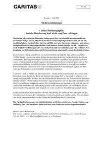 Wer in der Schweiz in eine finanzielle Notlage gerät, hat Anrecht auf Unterstützung für ein menschenwürdiges Dasein. Dies ist in der Bundesverfassung festgeschrieben und gilt für alle, unabhängig ihrer Herkunft. Das Anrecht auf Hilfe wird aber durch das Ausländer- und Integrationsgesetz immer stärker eingeschränkt. Dass dadurch Armut entsteht, hat die Coronakrise noch deutlicher sichtbar gemacht. Um solche Prekarität zu verhindern, muss die rechtliche Verknüpfung von Aufenthaltsstatus und Existenzsicherung abgeschafft werden, fordert die Caritas.