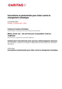 Dossier conferenza stampa, 3 novembre 2021