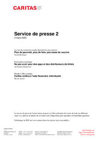 La crise du coronavirus touche durement les pays pauvres. Plus de pauvreté, plus de faim, pas assez de vaccins. Patrik Berlinger / Participation numérique. Ne pas avoir peur des apps et des distributeurs de billets. Alessandra Degiacomi / Étendre l’offre existante. Caritas renforce l’aide financière individuelle. Martin Jucker