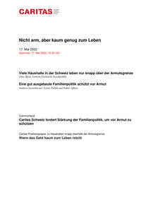 Mediendossier zur Medienkonferenz vom 17. Mai 2022