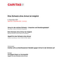 Mediendossier zur Medienkonferenz vom 6. Dezember 2021