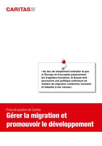 «Au lieu de simplement emboîter le pas
à l’Europe et d’accepter passivement
les tragédies humaines, la Suisse doit
poursuivre une politique extérieure en
matière de migration cohérente, humaine
et adaptée à ses causes»