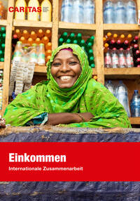 Flyer «Einkommen - Internationale Zusammenarbeit»