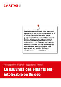 «Les familles fournissent pour la société des services qui sont irremplaçables, qu’il s’agisse d’attention, de soins ou de transmission de savoir entre générations. Les investissements des parents dans leurs enfants ont également une valeur économique pour la société. Le but d’une politique familiale efficace et durable est donc de créer les conditions de base permettant aux familles de fournir effectivement ces prestations.»