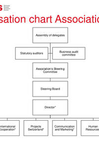 Organisation Chart of Association Caritas Switzerland